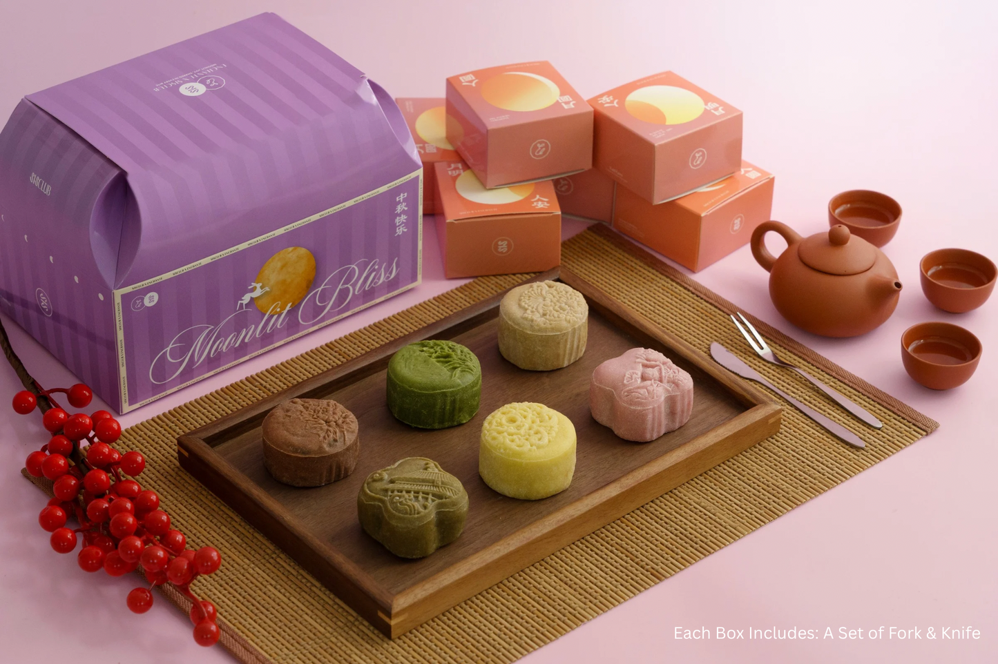 2025 Enchante' x Sis Club Snowskin Mooncake Set